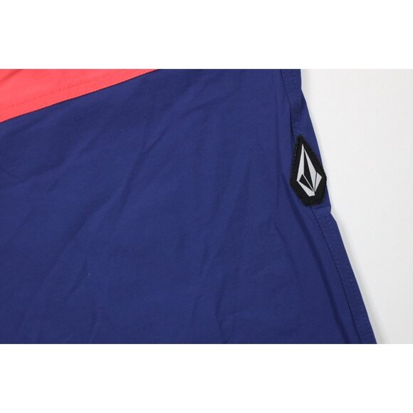 New Volcom Surfing Mens 38 Stretch Color Block Striped Liberators Board Shorts - Picture 5 of 14